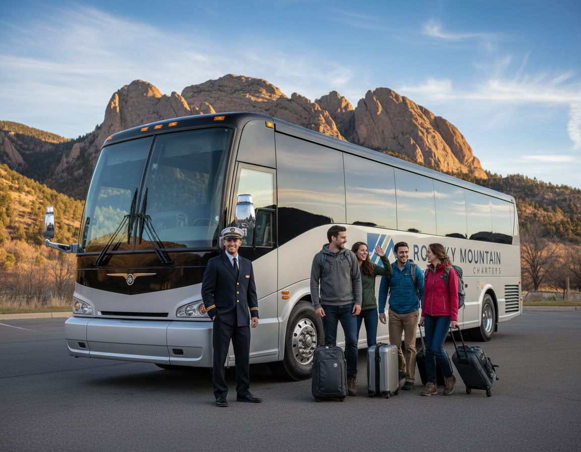 Castle Rock party bus and bus charter