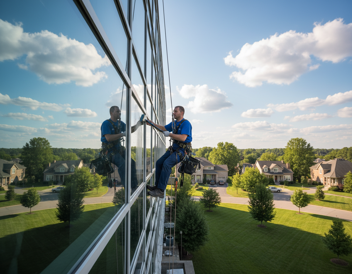 Crystal-Clear Window Cleaning In Westerville OH